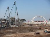 Piling work_70% completed_Jan 09